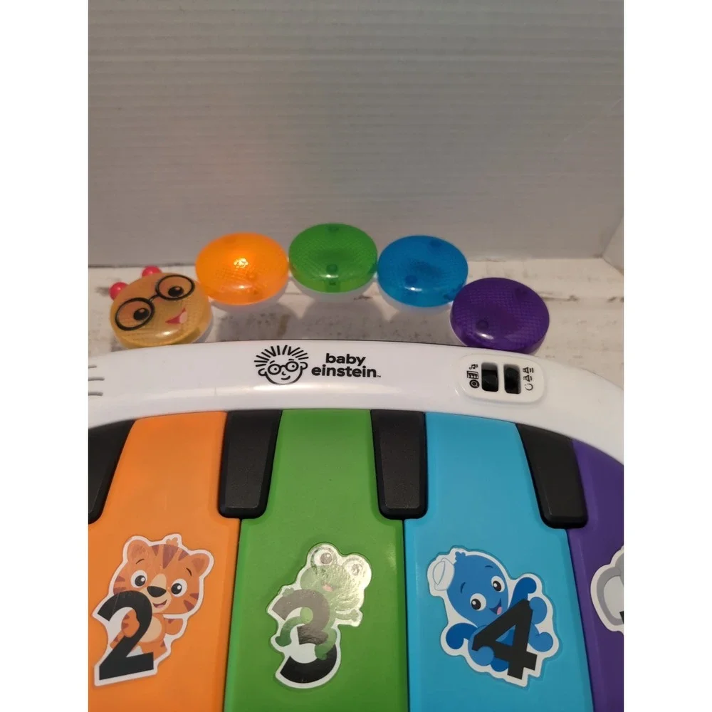 Baby Einstein 4-in-1 Kickin' Tunes Music & 4 Languages Piano for Play Gym TESTED